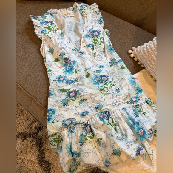 Loveshackfancy blue floral dress - Picture 3 of 11